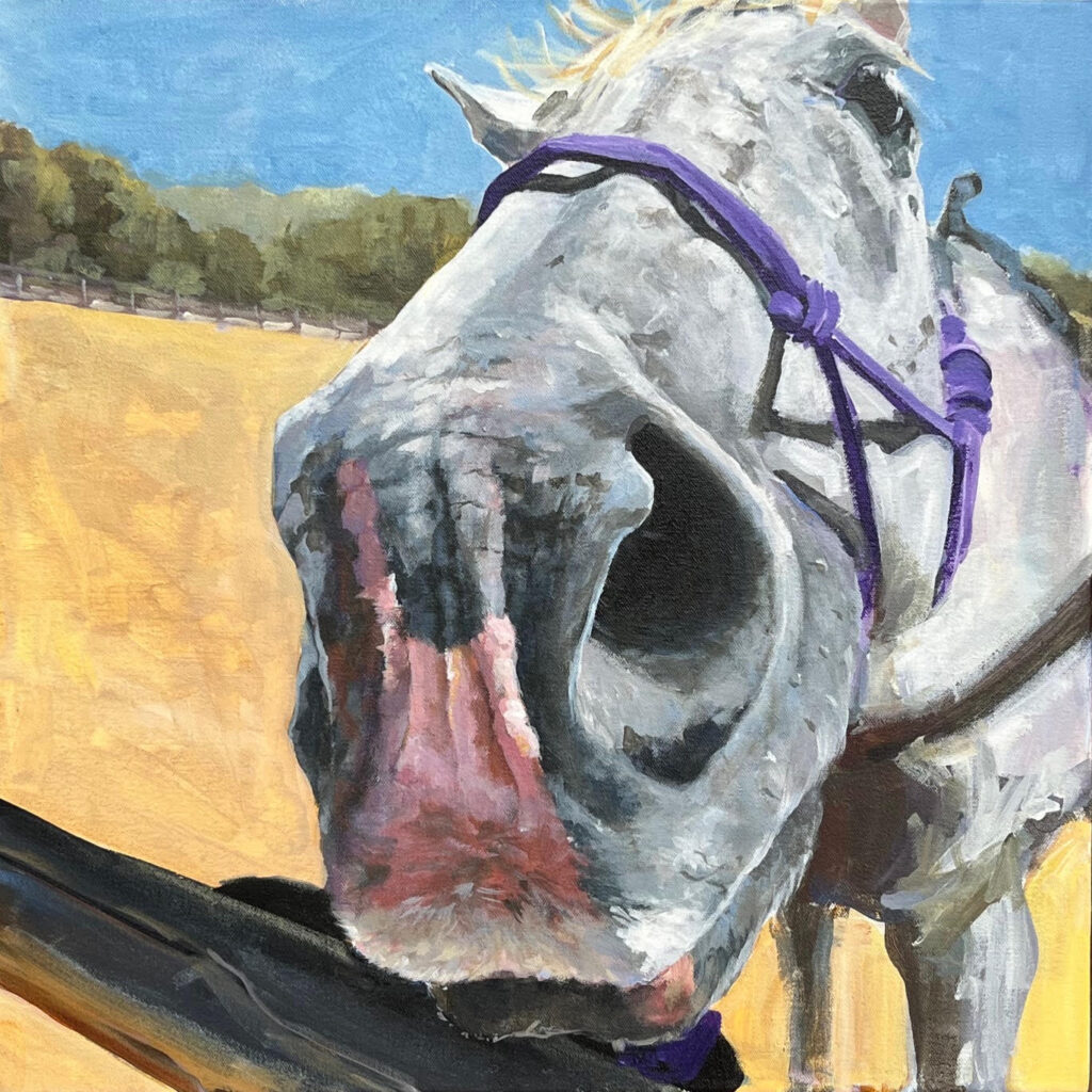 Heather Foster, Gentle Trail Horse art