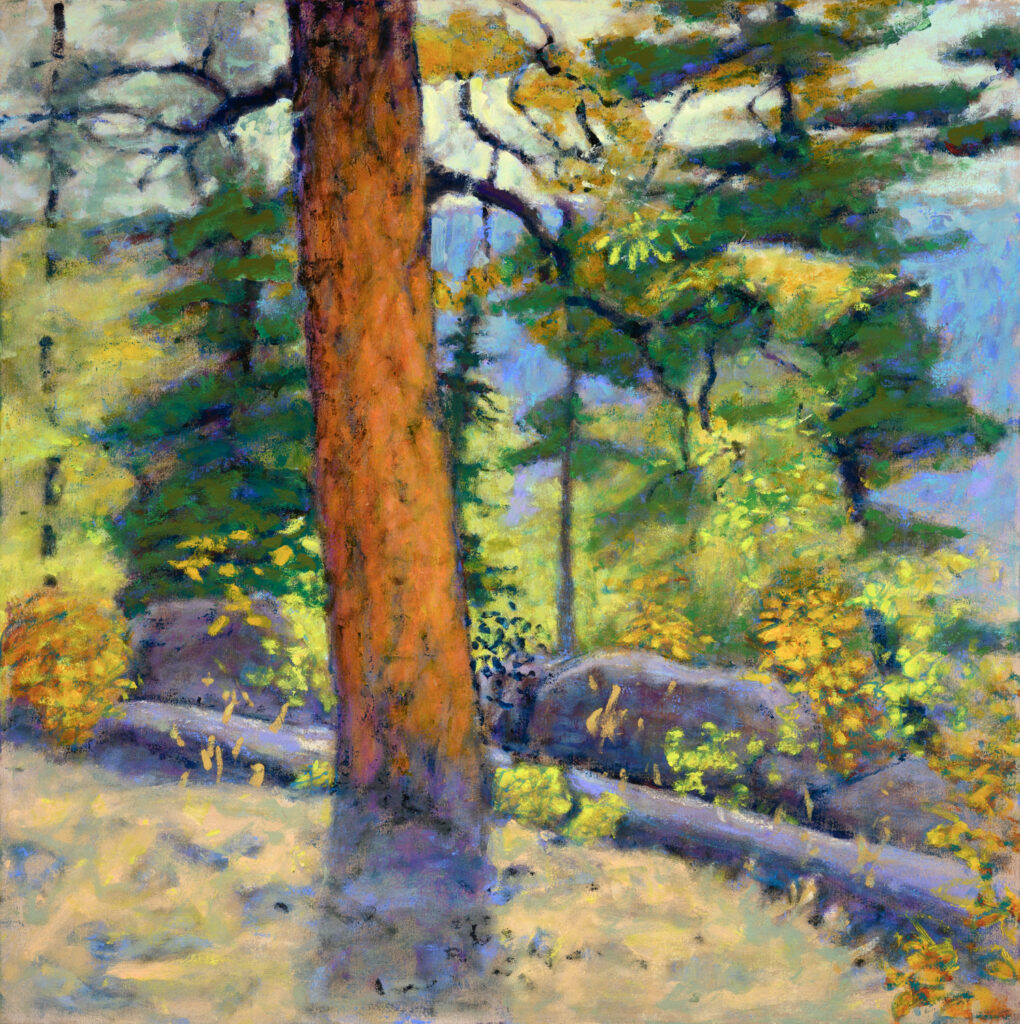 Rick Stevens, Ponderosa on the Mesa art
