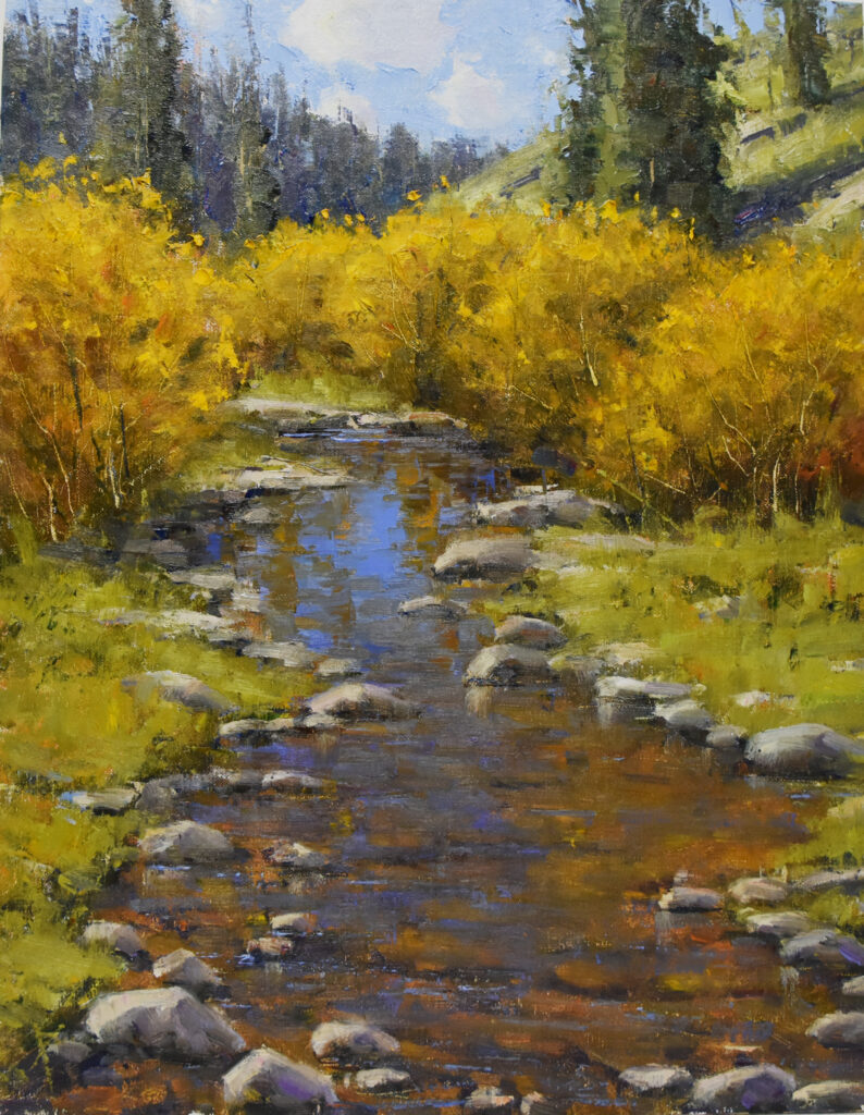 Dan Young, Where Brook Trout Lurk art