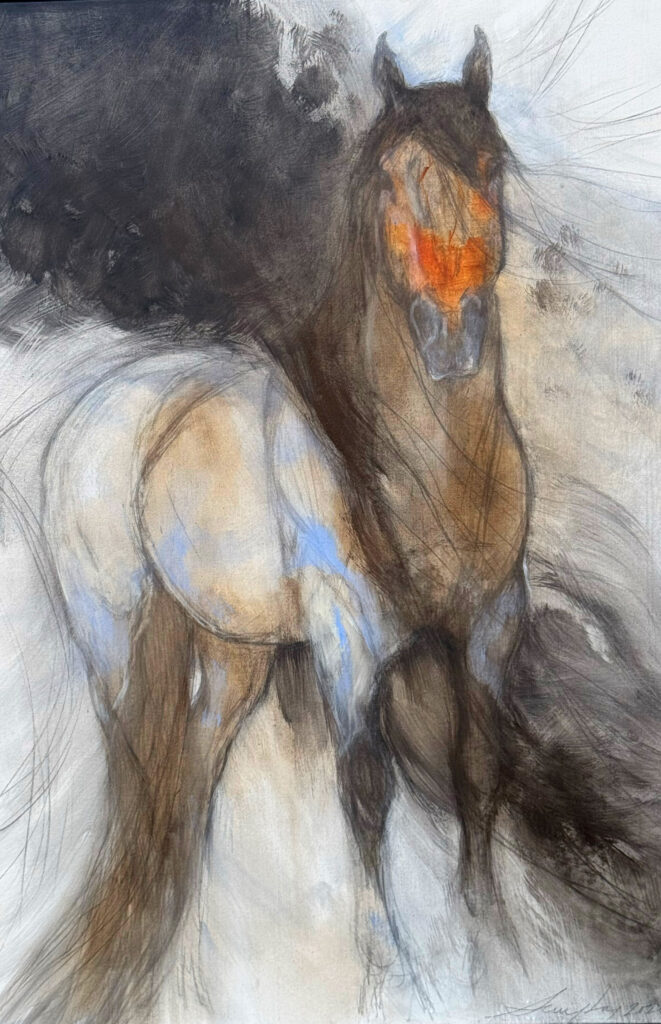 Amy Lay, Blue Roan art