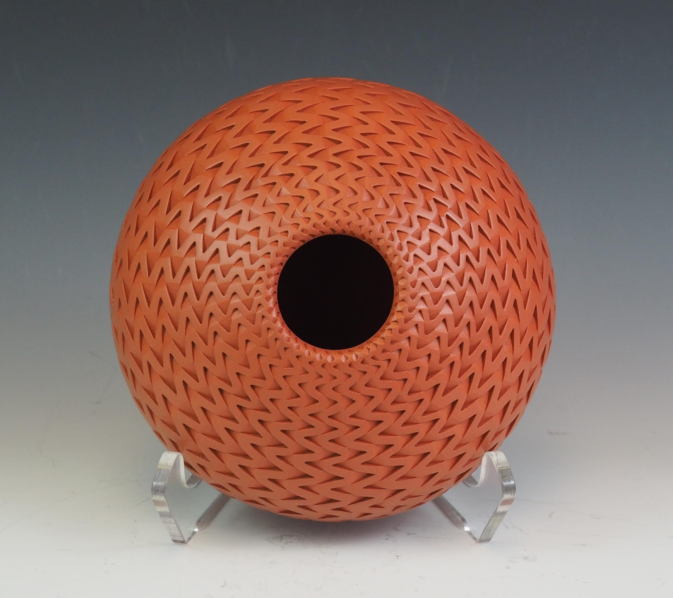 Michael Wisner - Terracotta Zigzag 4 x7 (386)