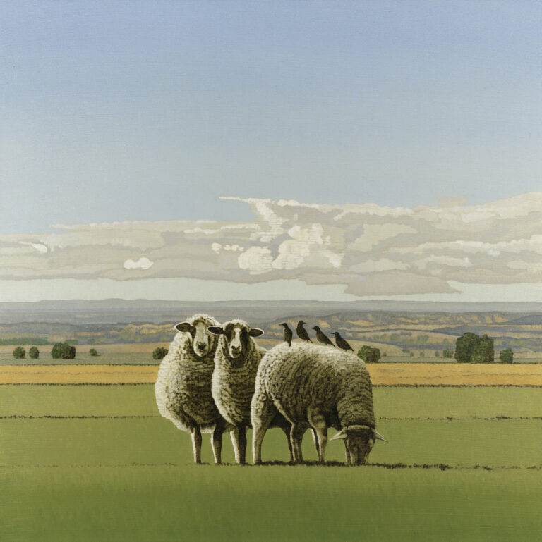 Clay Wagstaff - Sheep no. 39 (Lunch Guests)